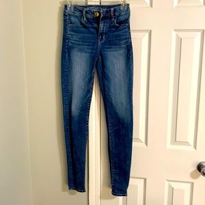 American Eagle high-waisted skinny jeans